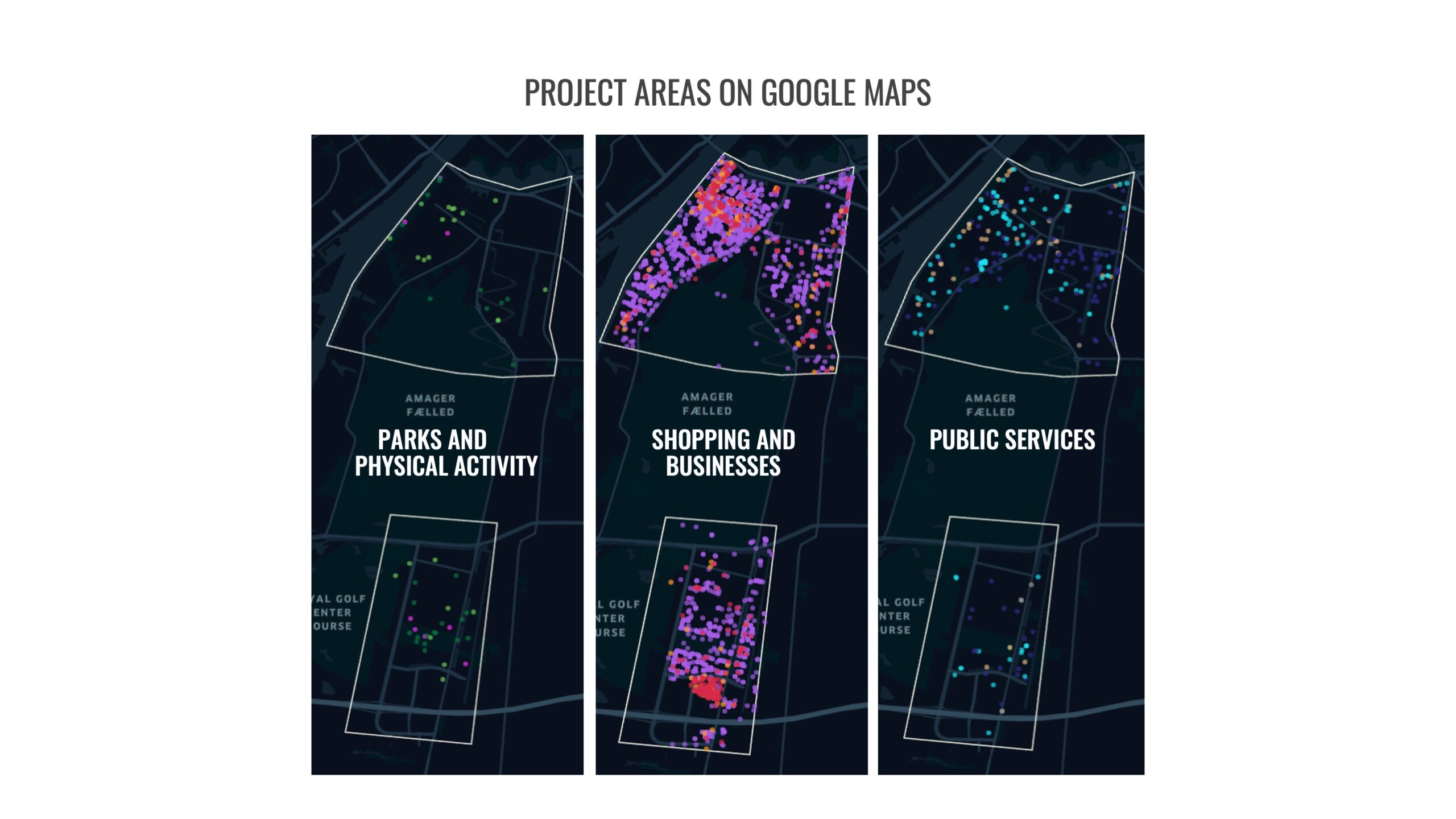 Google Maps API data, graphic by Backscatter